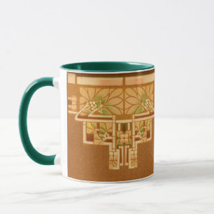 Mug Arts & Crafts, Craftsman or Mission Style Foliage