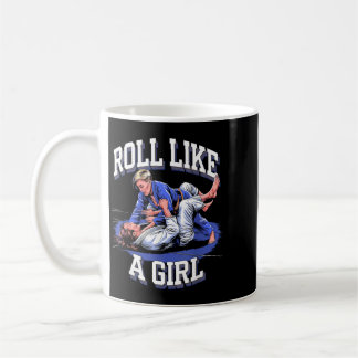 Mug Arts Martiaux Comme une Fille BJJ Jiu Brésilien
