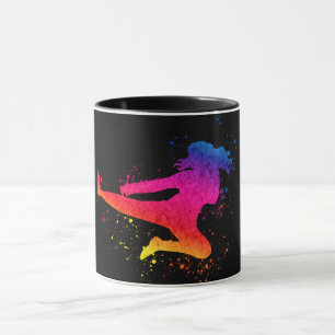 Mug Arts Martiaux Féminins, Coup De Feu, Coup De Peint