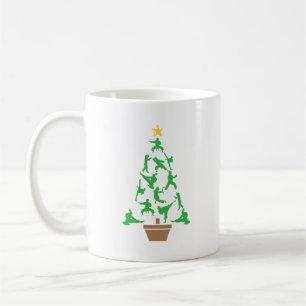 Mug Arts martiaux féminins - Karate Arbre de Noël pour