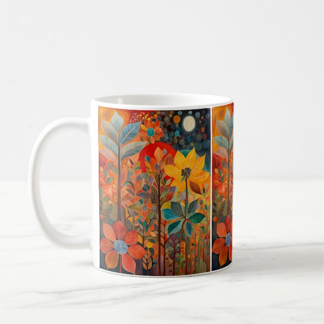 Mug Artwork Fleurs Automnes (Gauche)