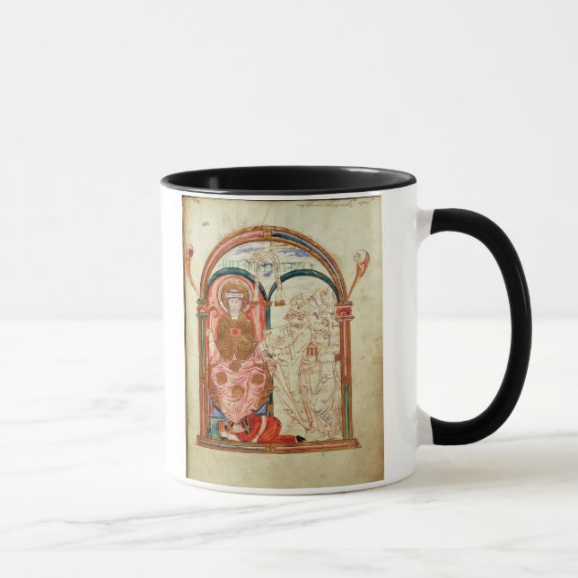 Mug Arundel 155 moines f.133 de Christchurch, (Droite)