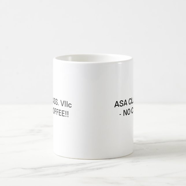 Mug ASA CLASSIF. VIIc - AUCUN CAFÉ (Centre)