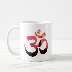 Mug Asana Relax Custom Om Mantra Symbole Yoga