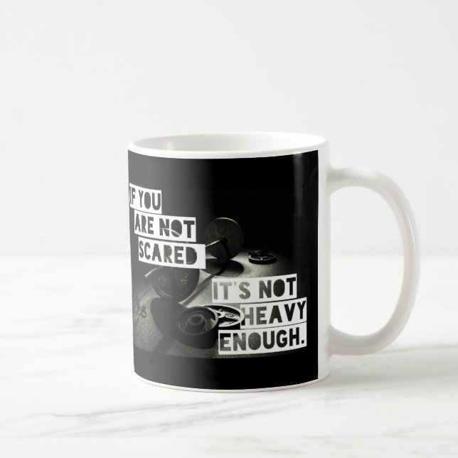 Mug Ascenseur lourd - Exercice de musculation Motivati (Droite)