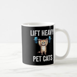 Mug Ascenseur Lourds Pet Cats Drôle Gym Entraînement P