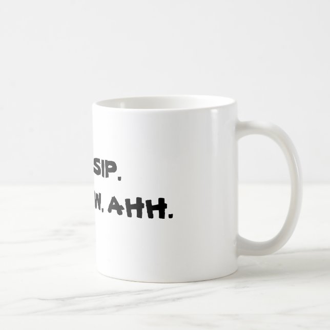 MUG ASCENSEUR. SIP. HIRONDELLE. AHH. (Droite)