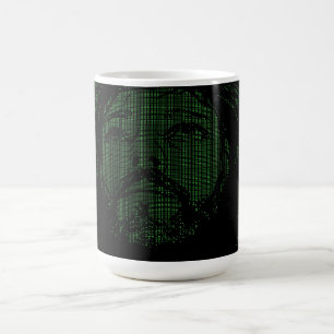 Mug ASCII Art Jésus Couronne d'Épines Jean 19:30