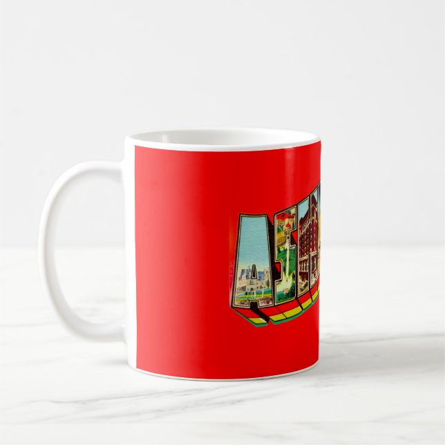 Mug Asheville NC Coloré (Gauche)