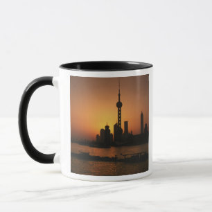 Mug ASIE, Chine, Shanghai Vue de la télévision de la p