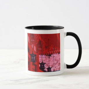 Mug Asie, Japon, Kyoto, sanctuaire Heian au printemps.