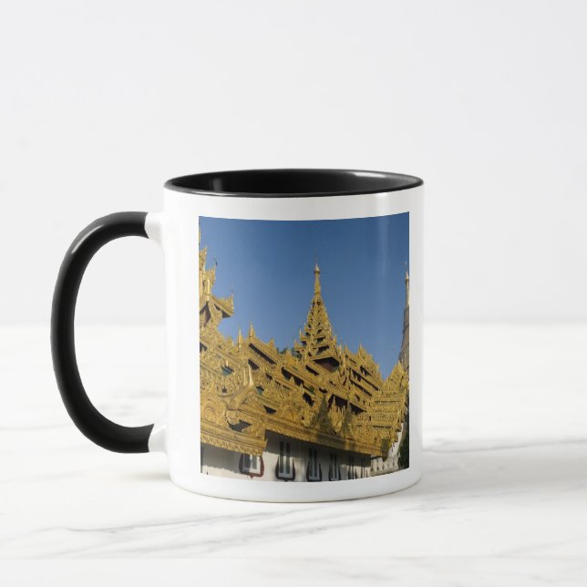 Mug Asie, Myanmar, Yangon. Stupa doré de Shwedagon 2 (Gauche)