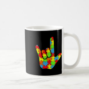 Mug Asl Love Langue des Signes Autisme Sensibilisation