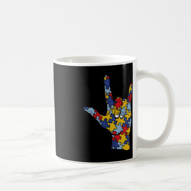 Mug ASL Love Sign Language (Droite)