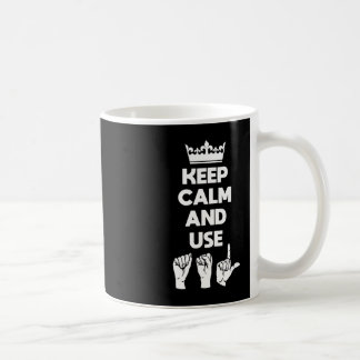 Mug ASL Sensibilisation des personnes sourdes et langu