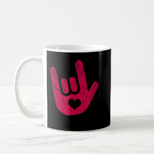 Mug ASL Sign Language I Love You Sign