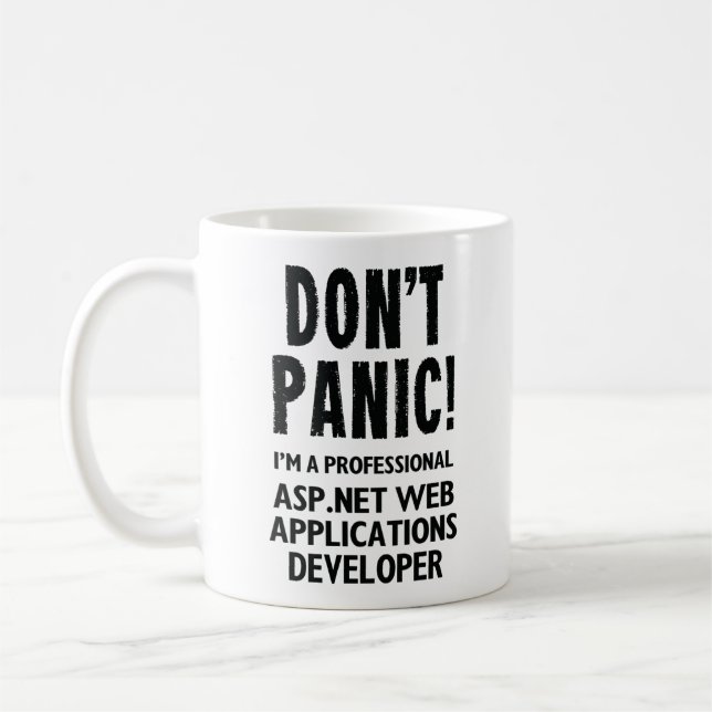 Mug ASP.NET Développeur d'applications Web (Gauche)