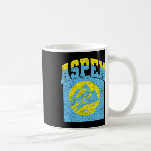 Mug Aspen Colorado Rétro Montagne Ski Vintage Randonné
