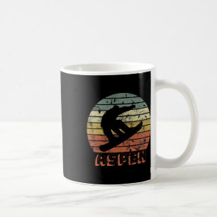 Mug Aspen Colorado Snowboard Retro Sunset