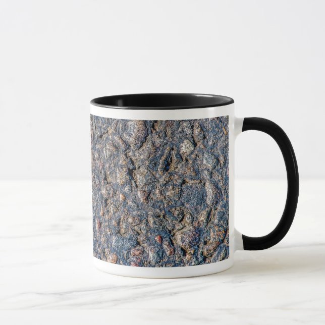 Mug Asphalte et texture de galets (Droite)