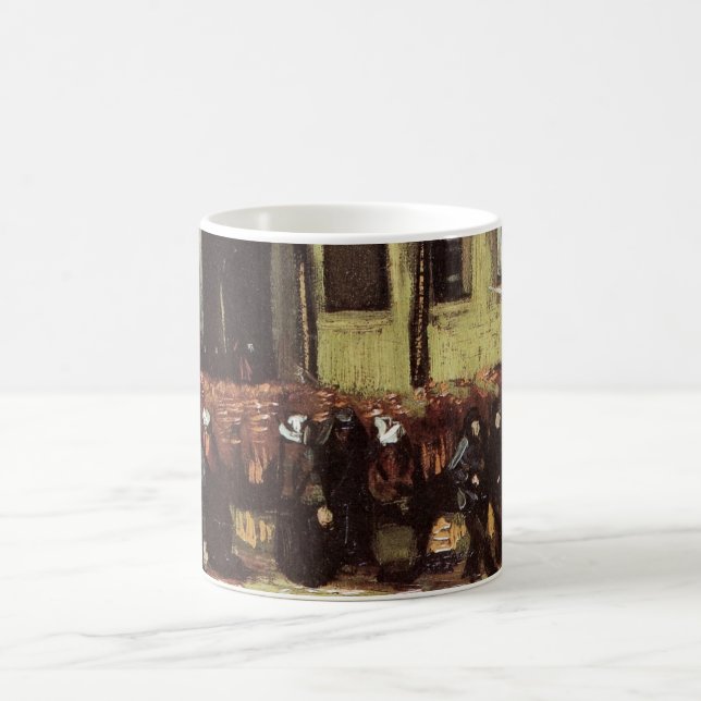 Mug Assemblée à l'église, Nuenen par Vincent van Gogh (Centre)