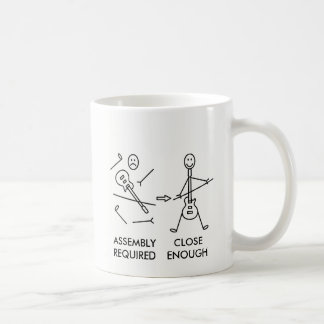 Mug Assemblée drôle de guitare de Stickman