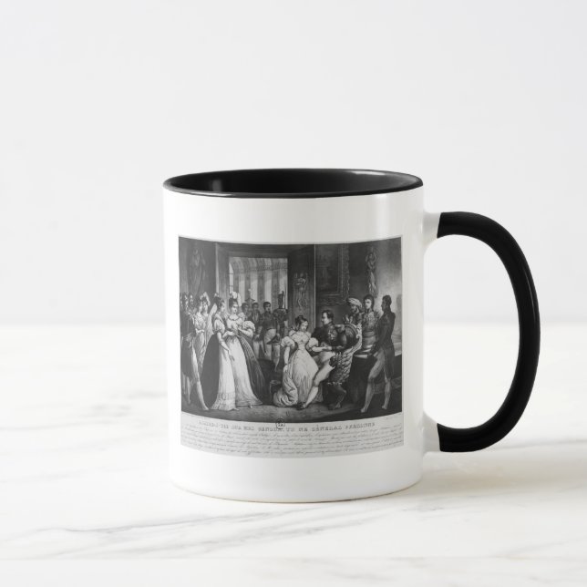 Mug Asseyez-vous sur mes genoux, il tracassera l'aucun (Droite)