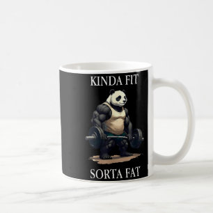 Mug Assez en forme plutôt gros panda drôle de gym musc