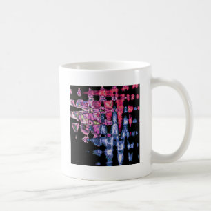 Mug Assez mignonne pourpre Cendres Gris et Noir Aquare