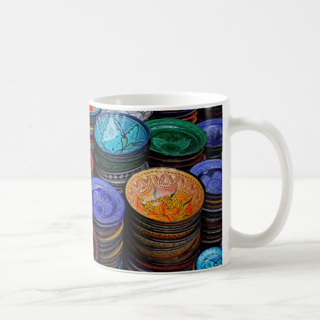 Mug Assiettes marocaines au marché (Droite)