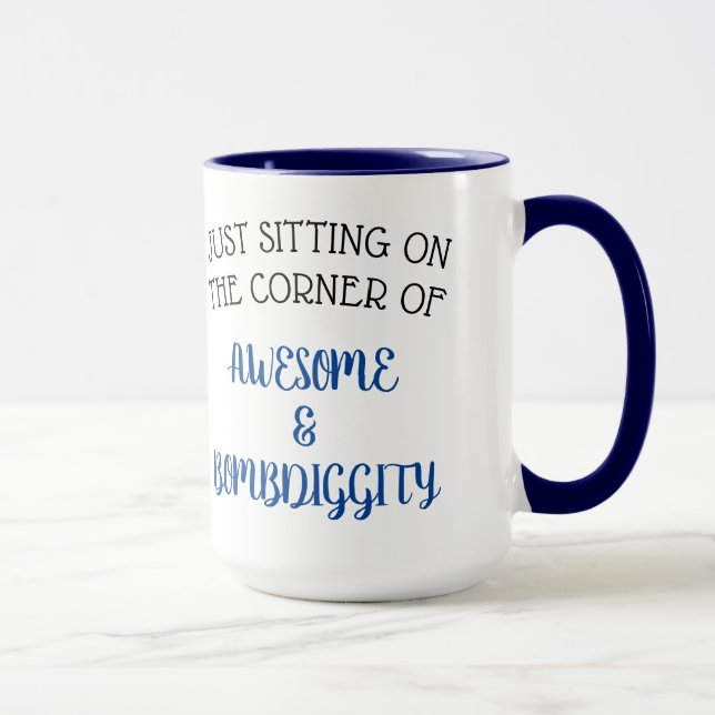 Mug Assis au coin de... (Droite)