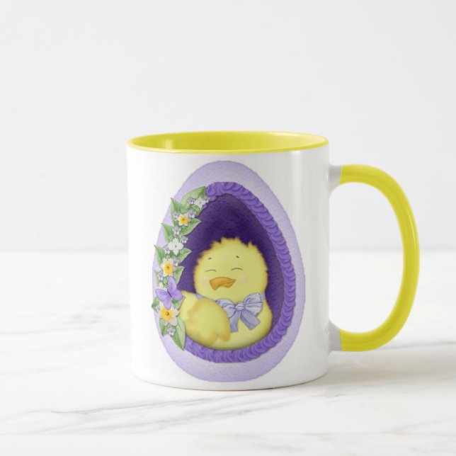 Mug Assis Joli oeuf de fenêtre (Droite)