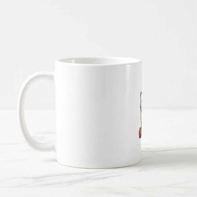 Mug Assistant Chat Sorcière Halloween Amoureux de les  (Gauche)