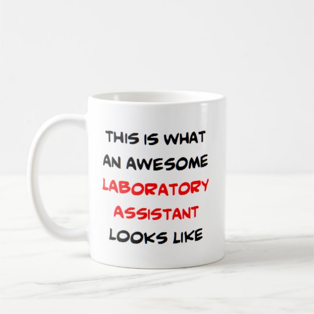 Mug assistant de laboratoire, génial (Gauche)