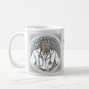 Mug Assistant de médecine masculine noire