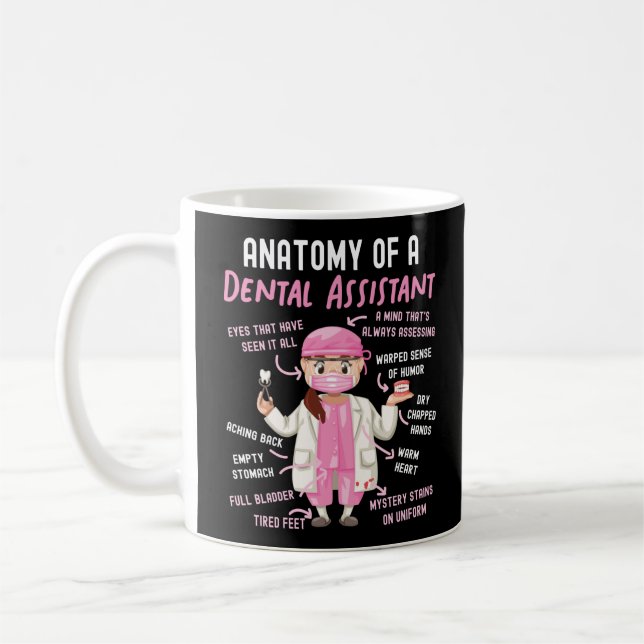Mug Assistant Dentaire Anatomie Dentaire D'Un Dentaire (Gauche)
