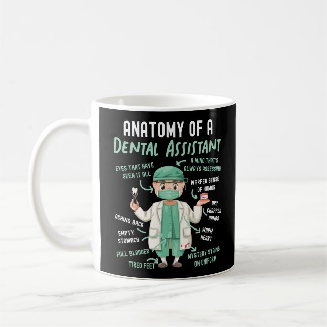 Mug Assistant Dentaire Anatomie Dentaire D'Un Dentaire (Gauche)