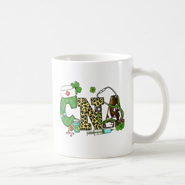 Mug Assistant en soins infirmiers certifié St. Patrick (Droite)