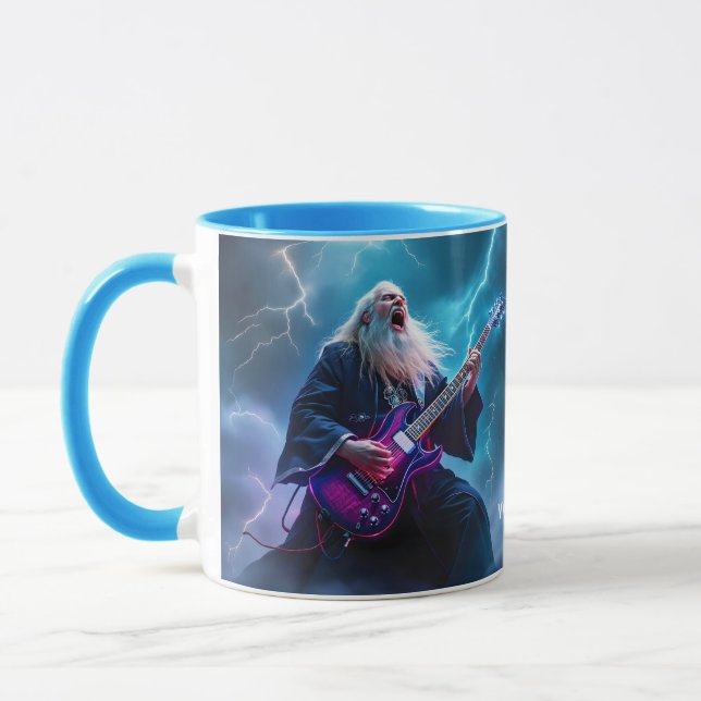 Mug Assistant Imaginaire Cute Lecture de la guitare (Gauche)