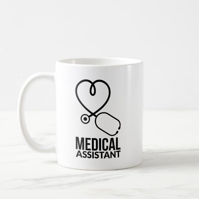 Mug Assistant Médicale Anesthetist cadeau de retraite (Gauche)