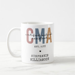 Mug Assistant Médicale certifié CMA personnalisé