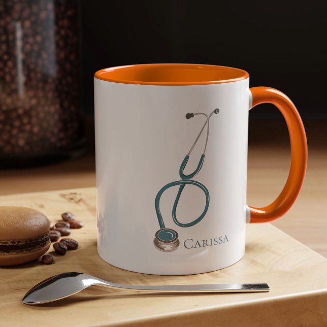 Mug Assistant Médicale Stethoscope Docteurs sur mesure (Medical Assistant Stethoscope Doctors Custom Mug)