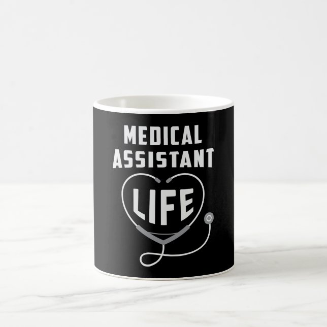 Mug Assistant Médicale Vie Médecine Infirmière Funny (Centre)