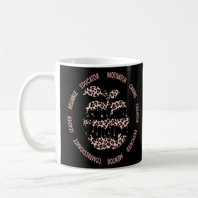 Mug Assistant principal Leopard Apple Titre de l'emplo (Gauche)