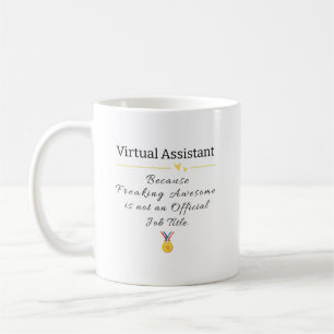 Mug Assistant virtuel Freiner un titre de travail géni