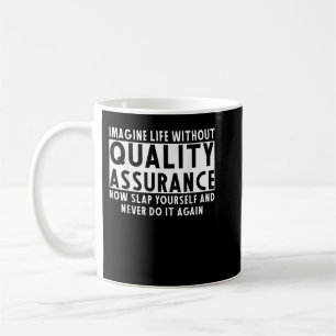 Mug Assurance de la qualité Vêtements drôle Assurance