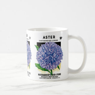 Mug Aster Vintage Seed Packet