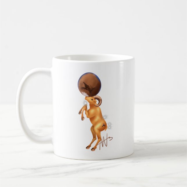 Mug Astro Aries Mars Zodiac (Gauche)