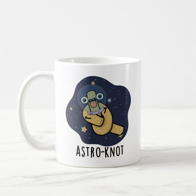 Mug Astro-knot Funny Astronaut Pun  (Gauche)