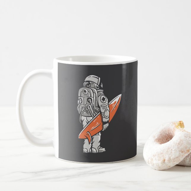 Mug Astro Surfer (Avec donut)